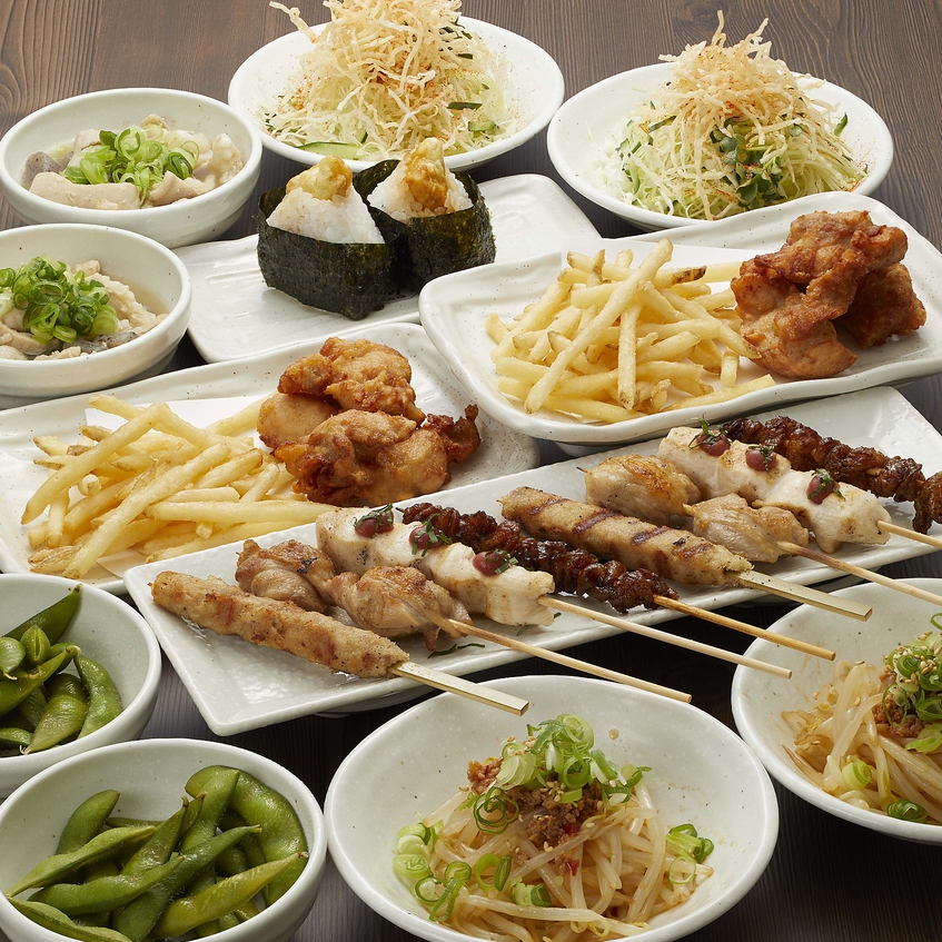 ハッケン酒場 JR茨木駅前店 |名物料理は「ヤミツキとり皮」と「自慢のもも焼」!