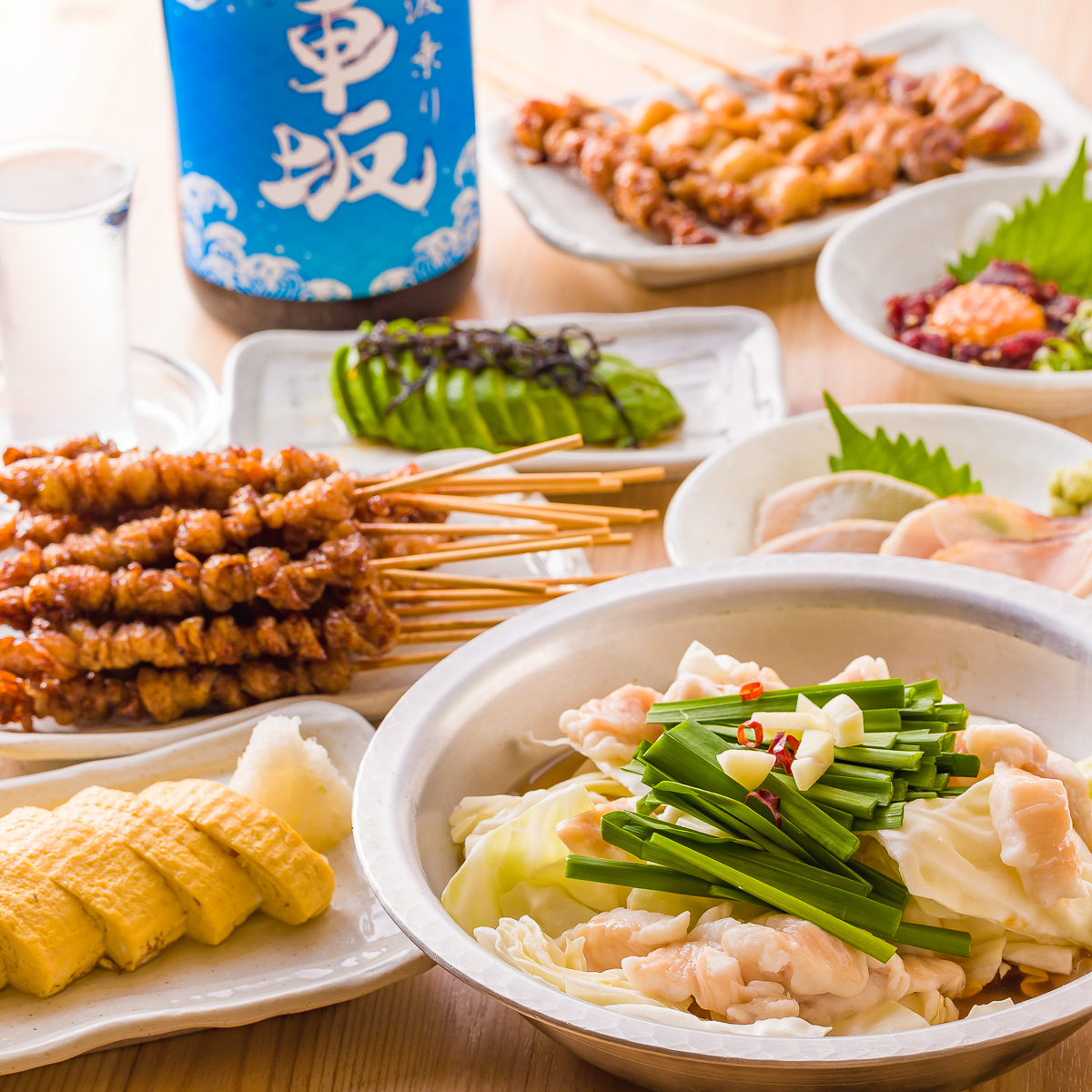 ハッケン酒場 阪急富田駅前店 |【ビール付飲み放題】＜名物もつ鍋コース＞4000円(税込4400円)