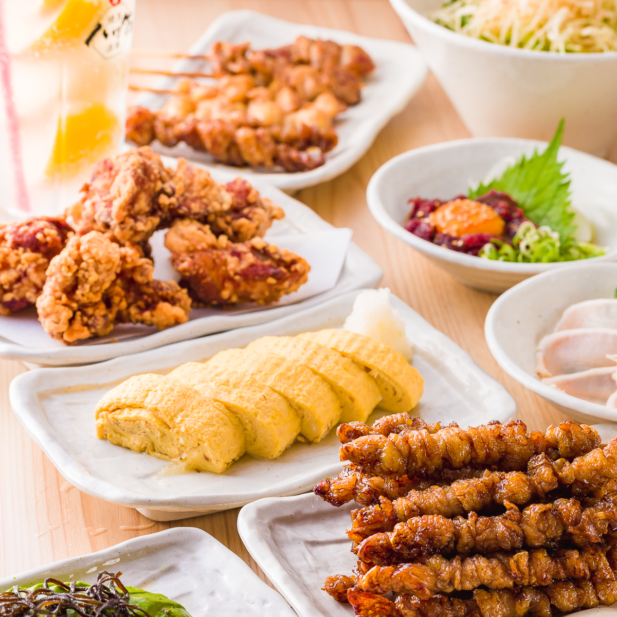 ハッケン酒場 阪急富田駅前店 |【ビール付飲み放題】＜自慢の逸品コース＞4000円(税込4400円）